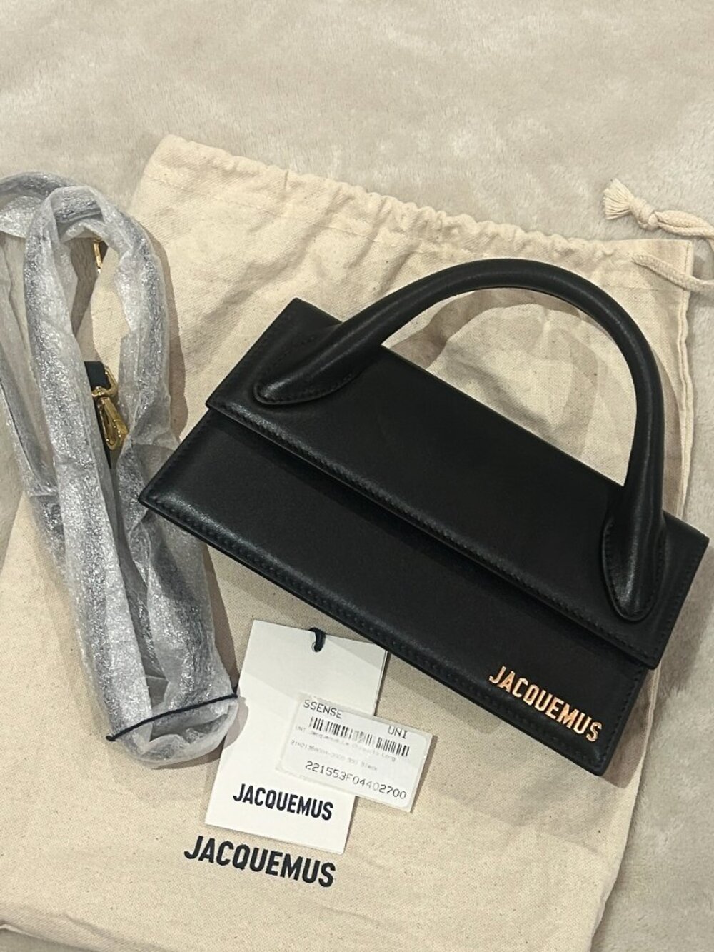 JACQUEMUS Black Les Classiques 'The long Chiquito' Bag